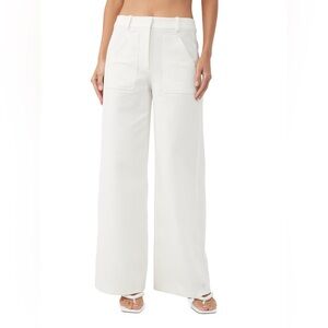 TRINA TURK ANTONIA LINEN BLEND PANT